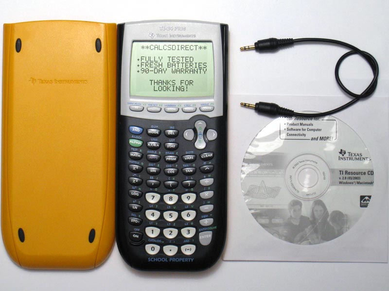 Texas Instruments Ti 84 Plus Graphing Calculator Yellow